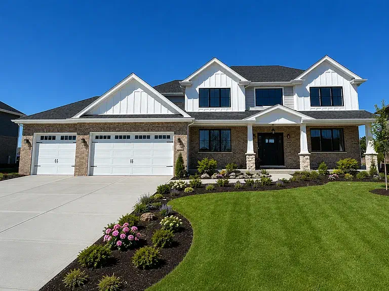 residential subdivision in Dyer, Indiana