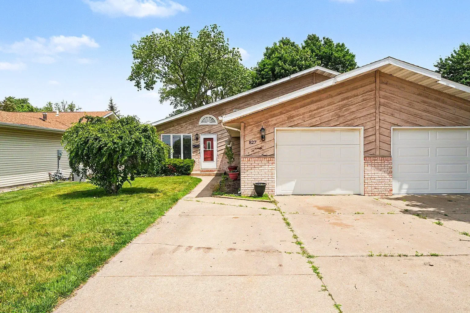 residential street in Griffith, Indiana