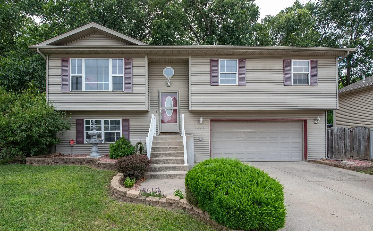residential neighborhood in Portage, Indiana